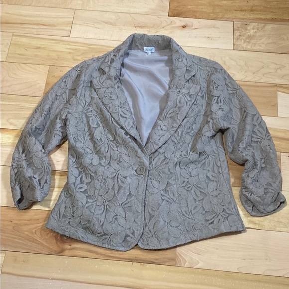 Kismet Jackets & Blazers - Kismet Floral Lace Blazer